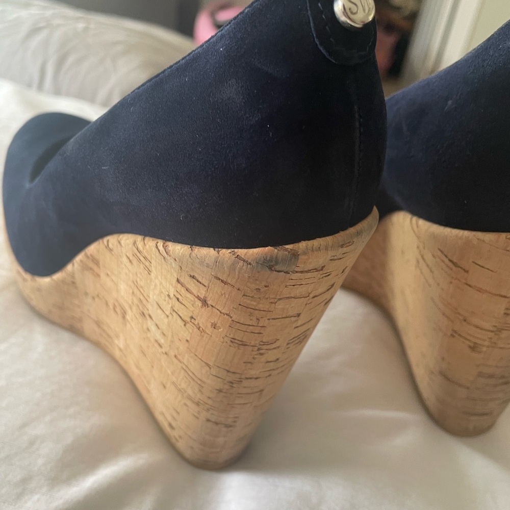 Stuart Weitzman Corkswoon Wedges Size 9.5 - image 5